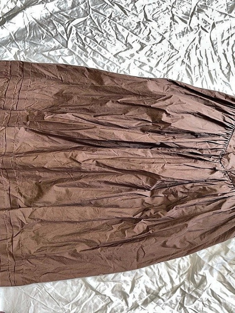 En Saison Brown Lace Trim Dress Size Medium